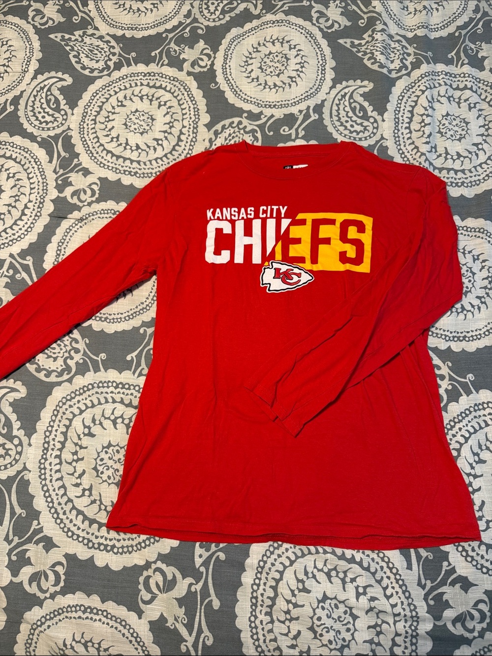 Kansas City Chiefs Long Sleeve Tee - Red